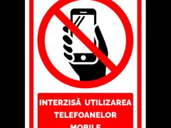 Semn interzisa utilizarea telefoanelor mobile